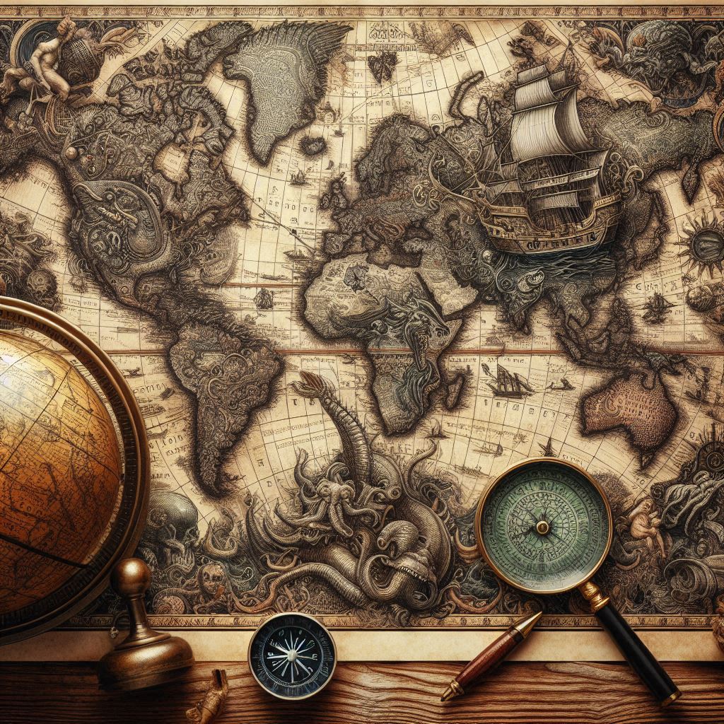 an old world map